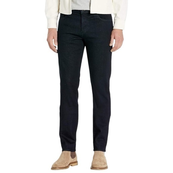 J Brand Denim Men’s 34 x 32 Rainer Overdyed Dark Blue Wash Tyler Slim Fit Jeans - Picture 1 of 11